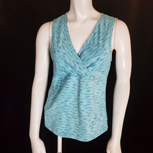 Champion C9 Blue Striped Tank Top (L) - Picture 2 of 5